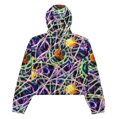 Women's Cropped Windbreaker - Wölfli Web