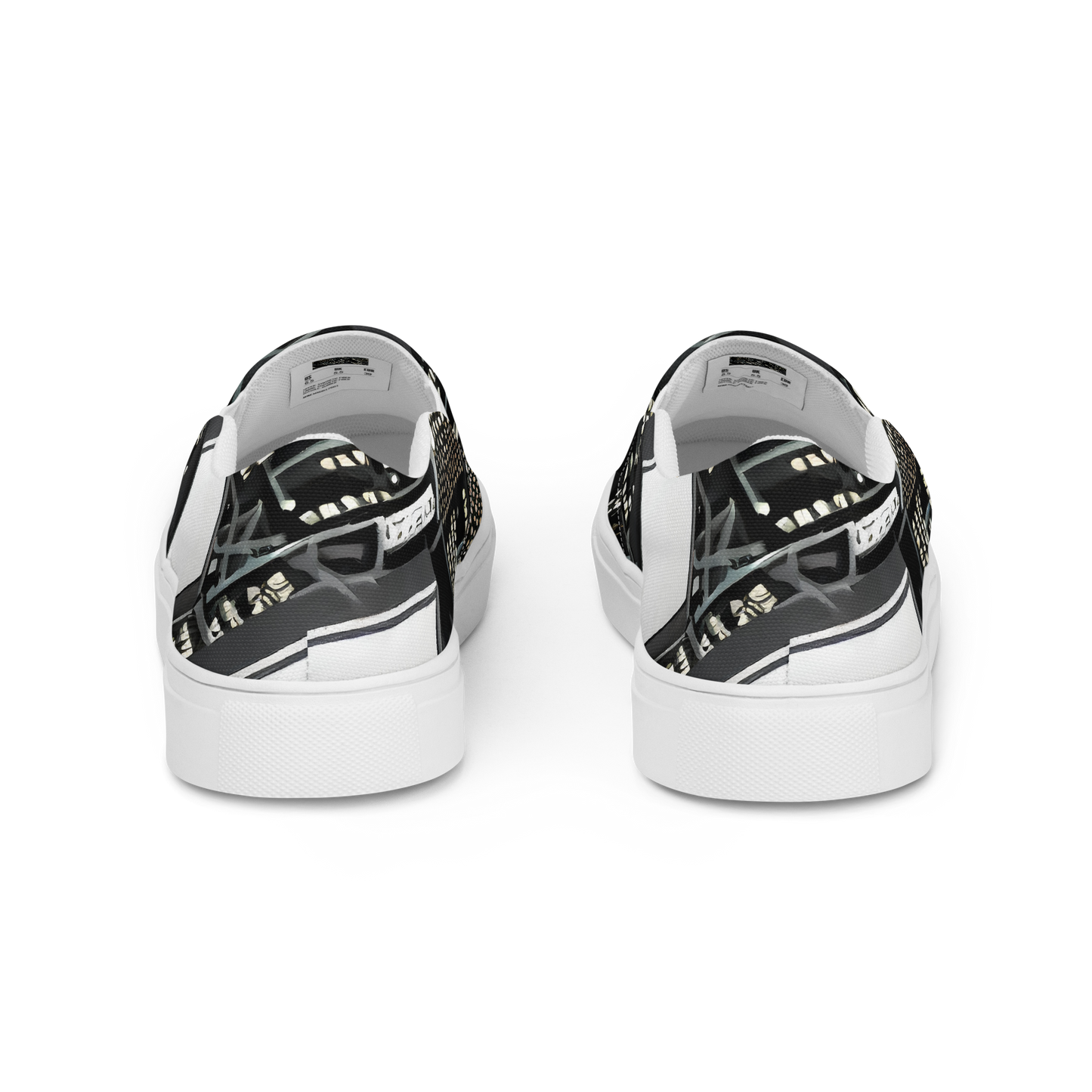 Women's Slip-On Canvas Shoes - Electro Essence