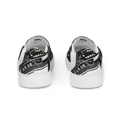 Women's Slip-On Canvas Shoes - Electro Essence