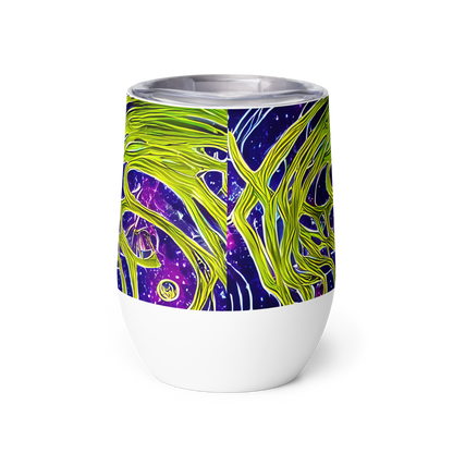 Wine Tumbler - Celestial Scribbles