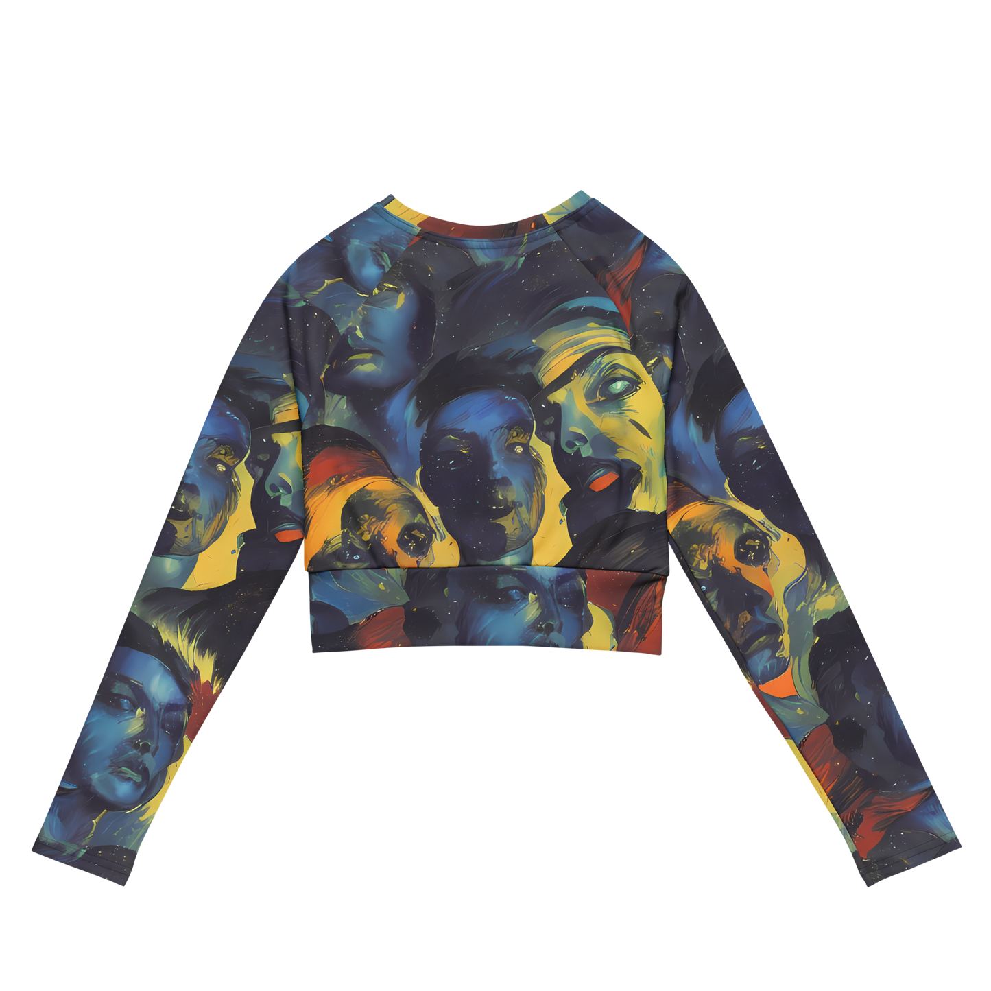 Long Sleeve Crop Top - Vivid Visage