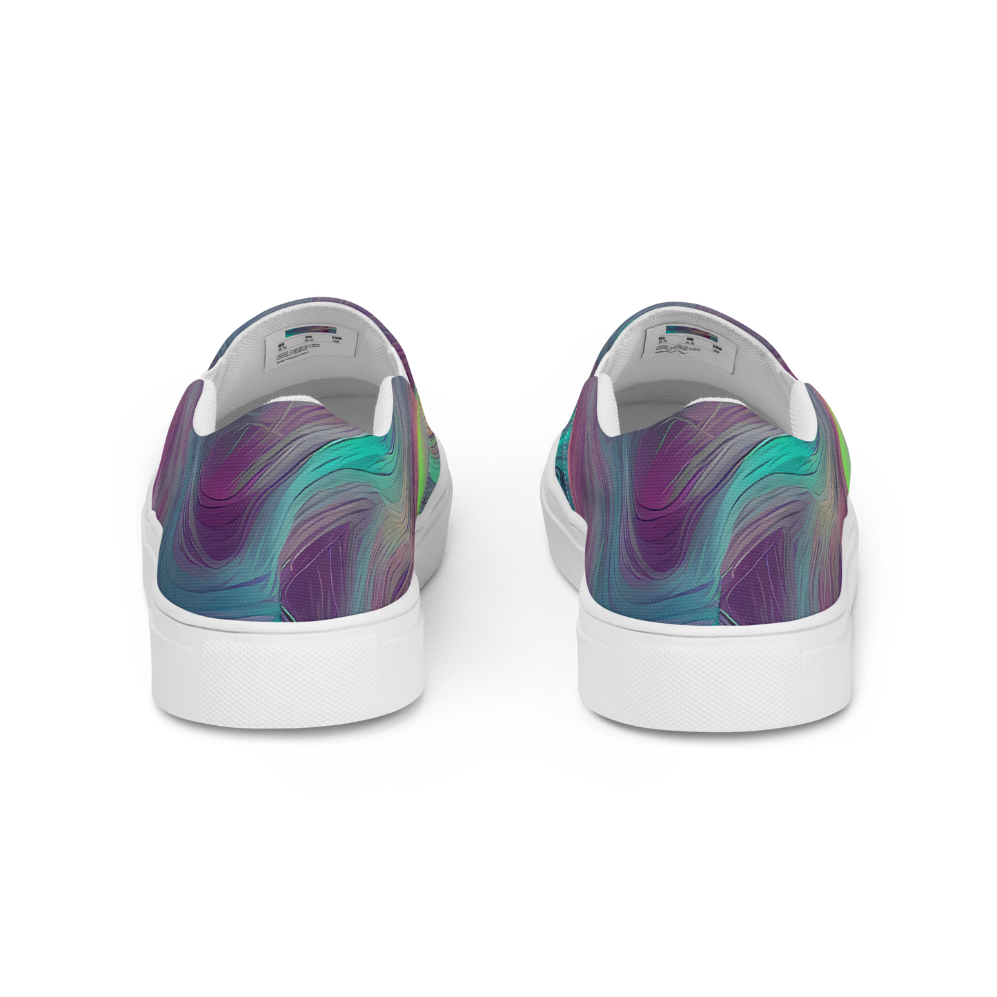 Women's Slip-On Canvas Shoes - Surreal Tresses