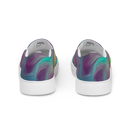 Women's Slip-On Canvas Shoes - Surreal Tresses