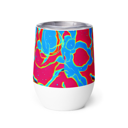 Wine Tumbler - Electric Bloom