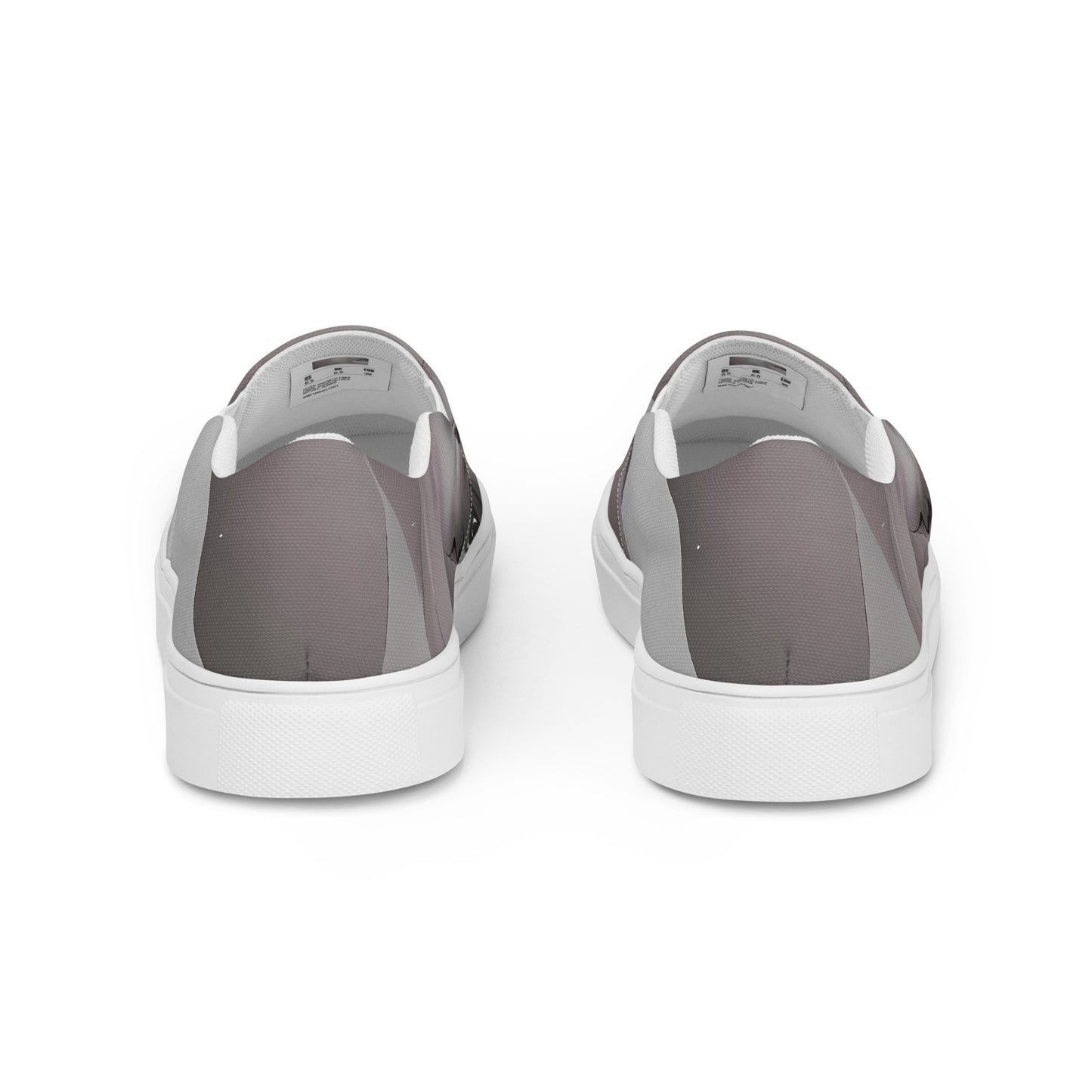 Women's Slip-On Canvas Shoes - Phantom Facescape