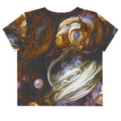 Women's Crop Tee - Bloemaert's Galaxy