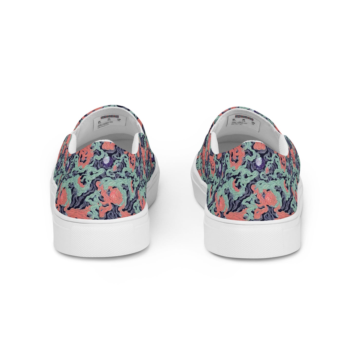 Men's Slip-On Canvas Shoes - Cosmic Coral