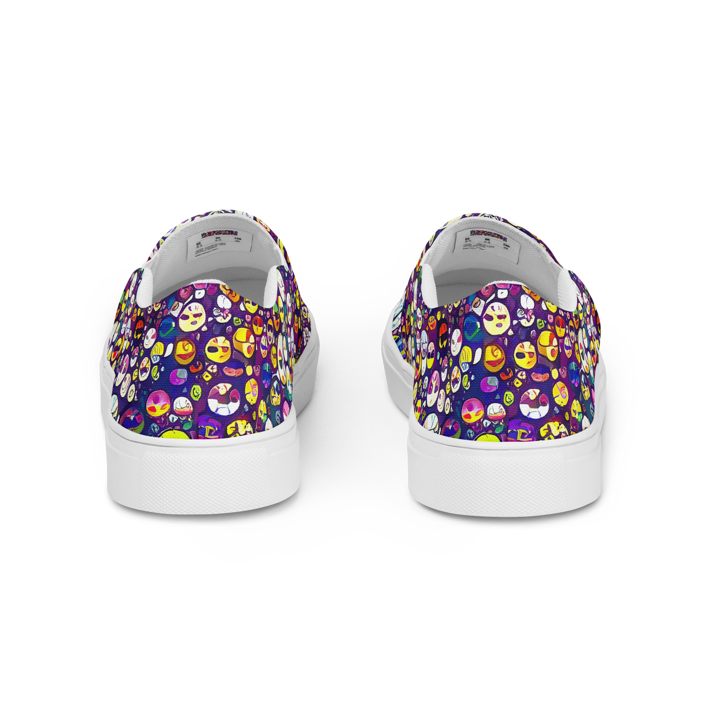 Men's Slip-On Canvas Shoes - Mosaic Moods