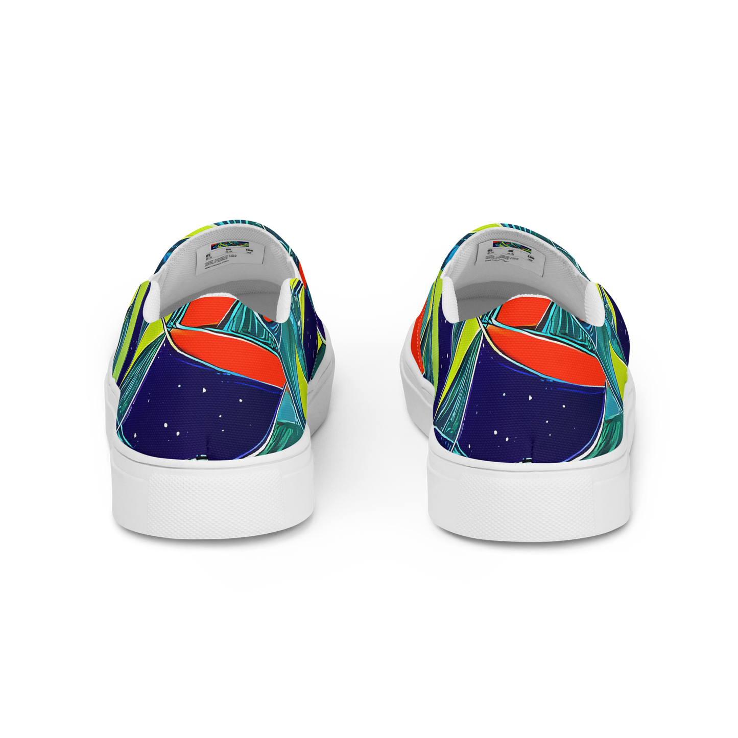 Women's Slip-On Canvas Shoes - Harmonic Mirage