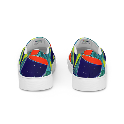 Women's Slip-On Canvas Shoes - Harmonic Mirage