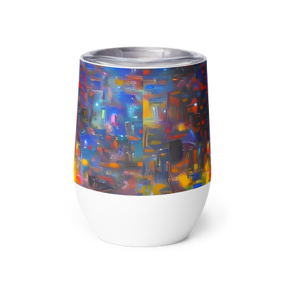 Wine Tumbler - Abstract Conflux