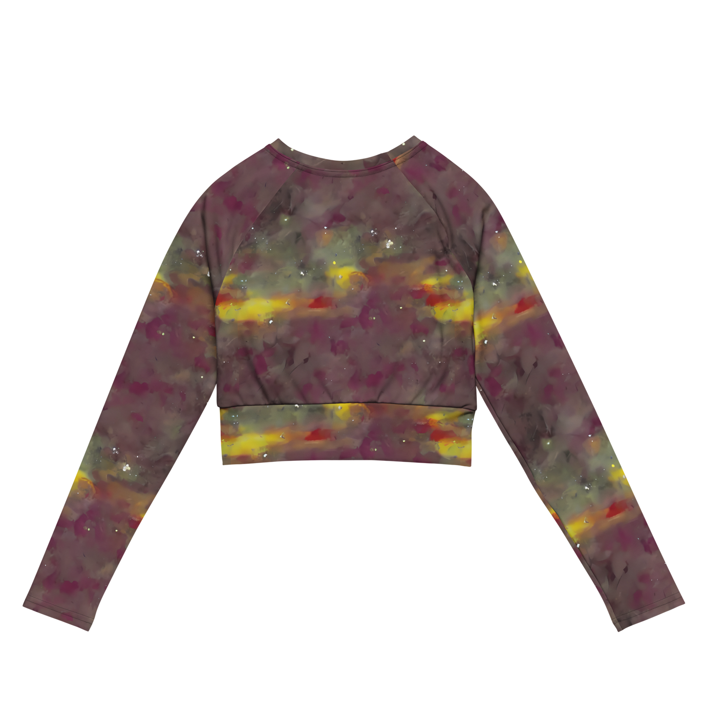 Long Sleeve Crop Top - Whispers of Autumn