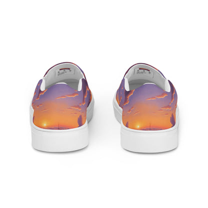 Women's Slip-On Canvas Shoes - Cotton Candy Dreams