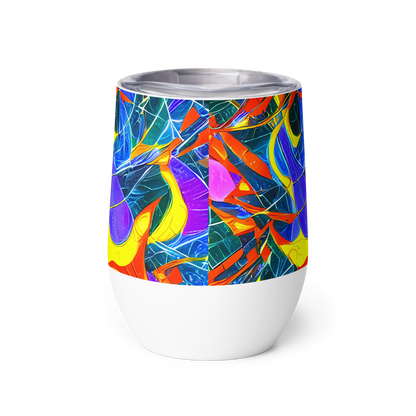 Wine Tumbler - Arkhipov Waves