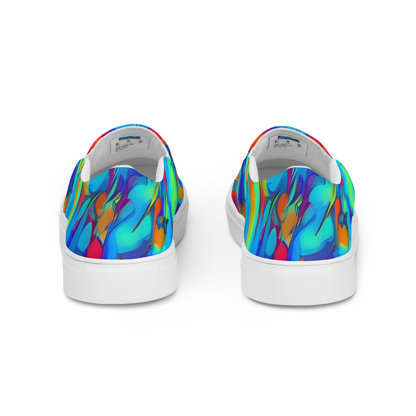 Women's Slip-On Canvas Shoes - Vivid Virtuoso