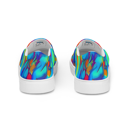 Women's Slip-On Canvas Shoes - Vivid Virtuoso