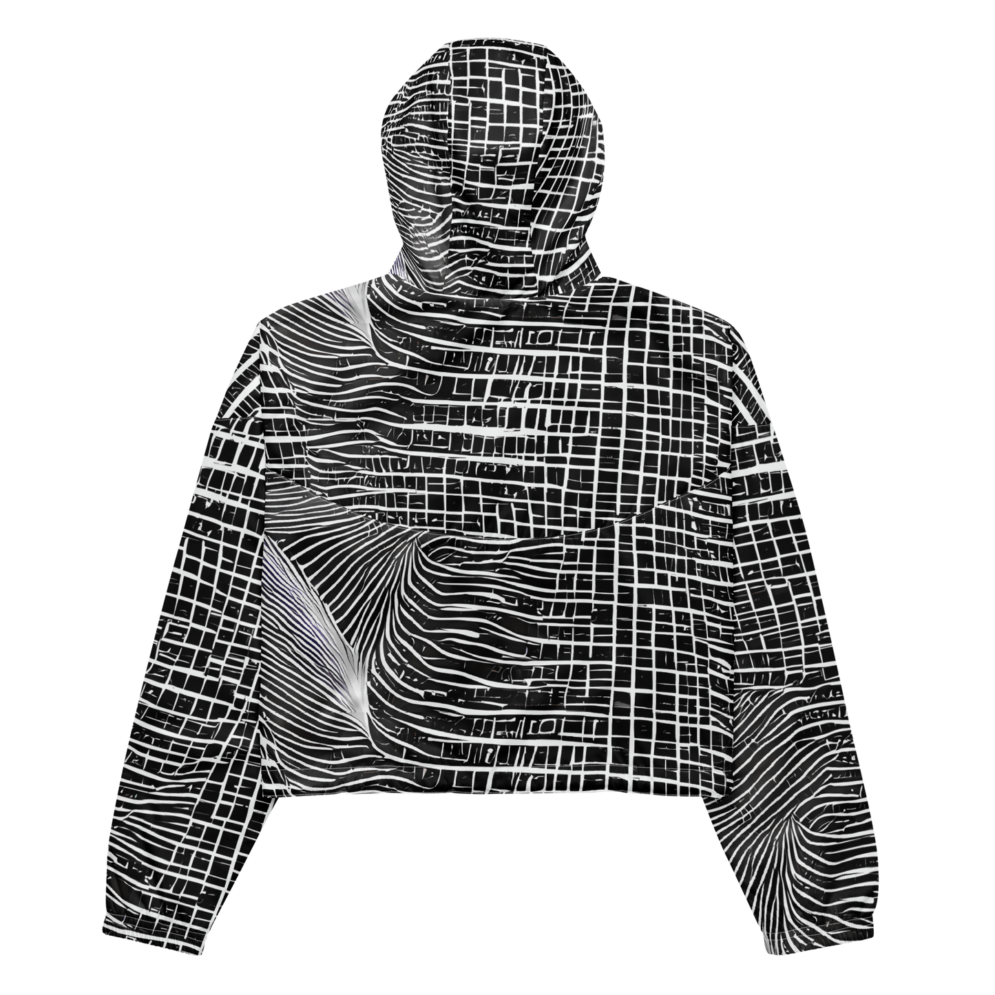 Women's Cropped Windbreaker - Urban Pulse