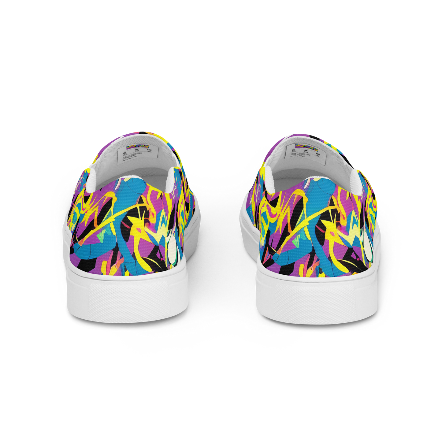 Men's Slip-On Canvas Shoes - Galactic Sprawl