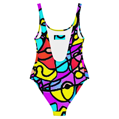 One-Piece Swimsuit - Radiant Chaos