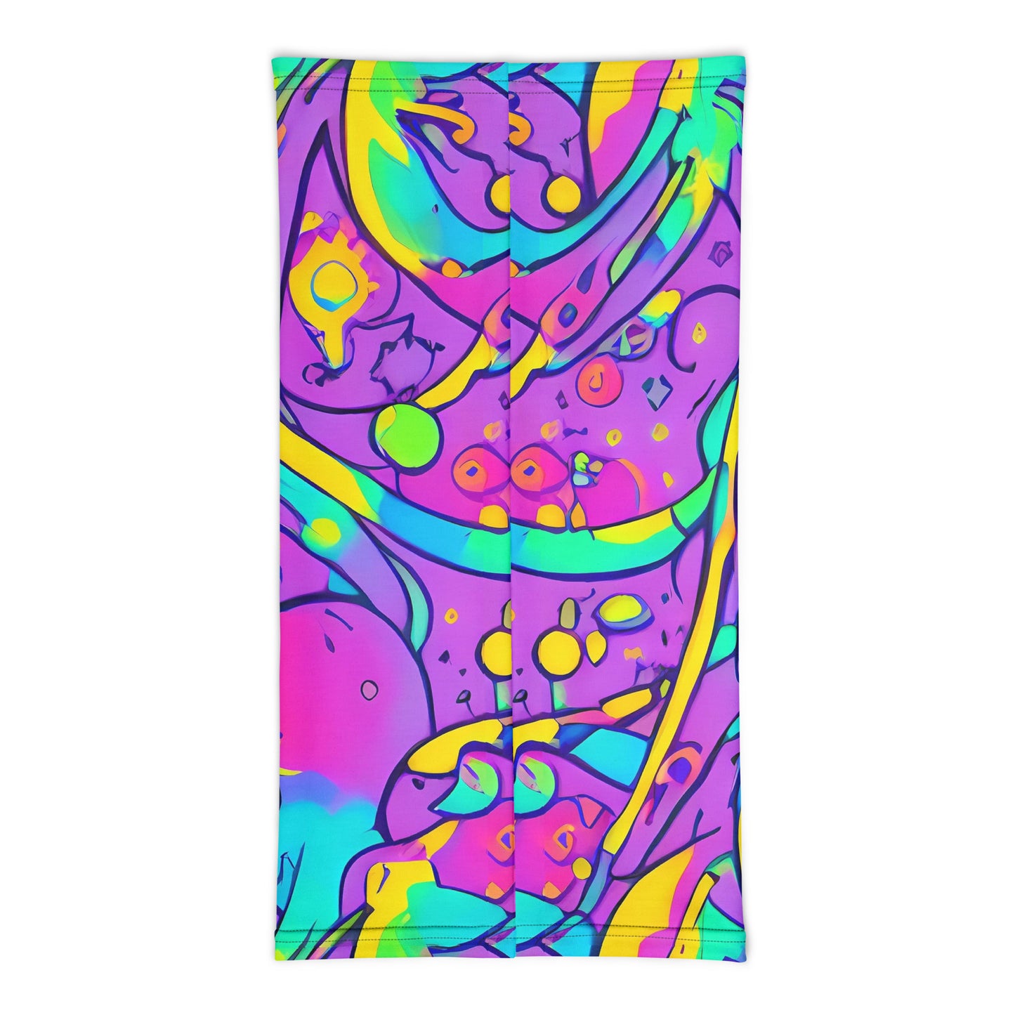 Neck Gaiter - Neon Galaxy Whirl
