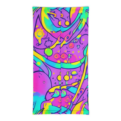 Neck Gaiter - Neon Galaxy Whirl