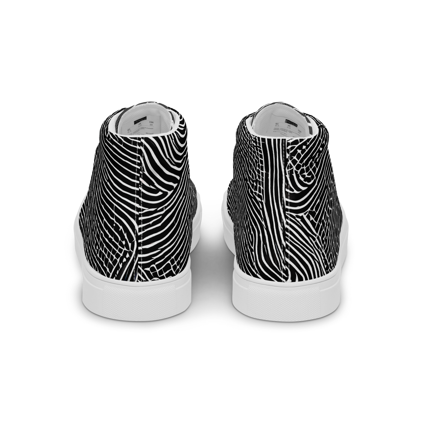 Men's High Top Canvas Shoes - Zenith Stripes