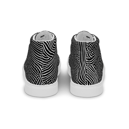 Men's High Top Canvas Shoes - Zenith Stripes