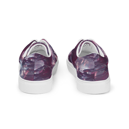 Women's Lace-Up Canvas Shoes - Twilight Fortresses