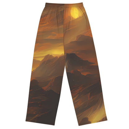 Wide-Leg Pants - Sunset Shores