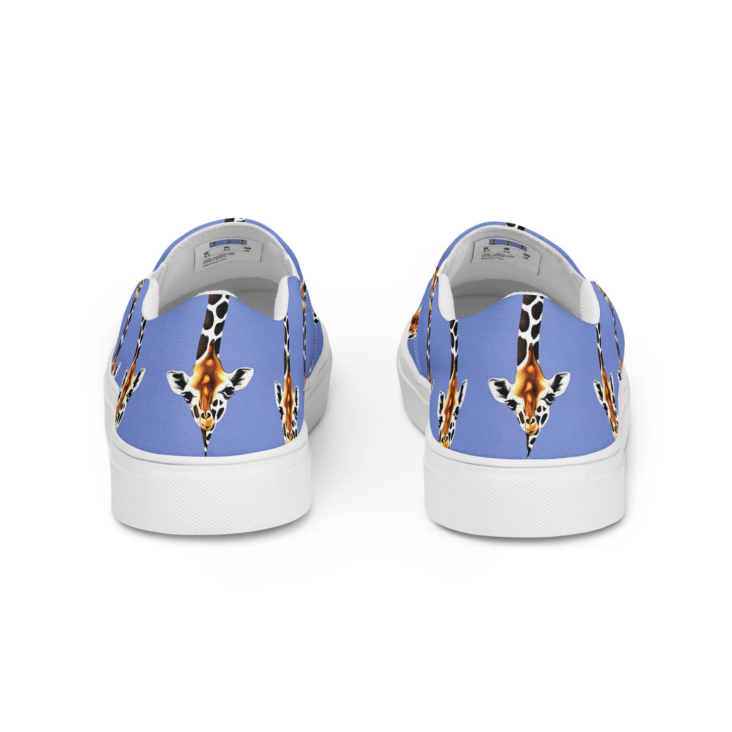 Women's Slip-On Canvas Shoes - Giraffe Glow