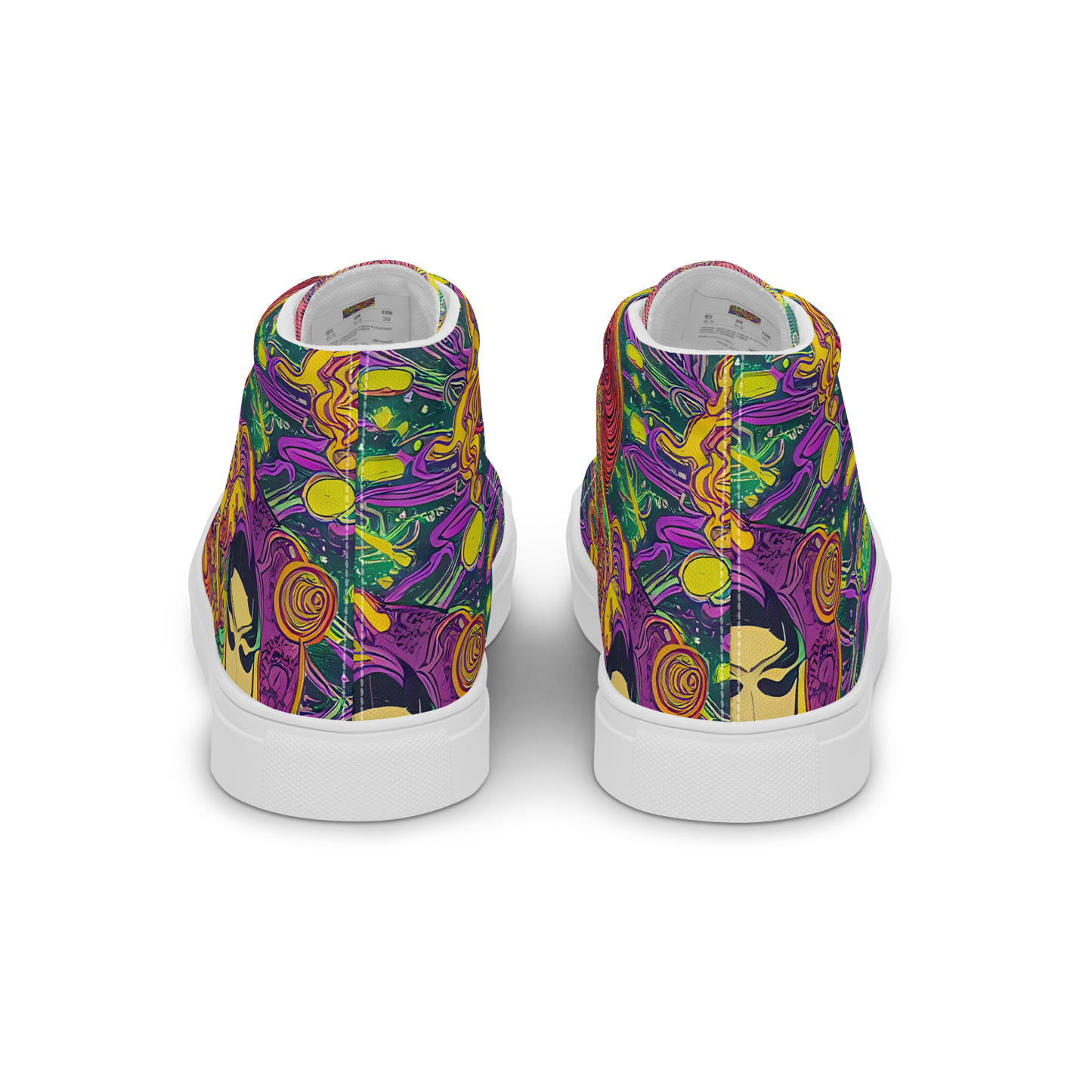 Women's High Top Canvas Shoes - Odyssey in Color
