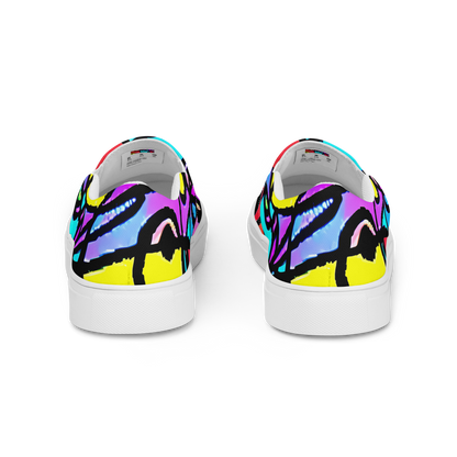 Women's Slip-On Canvas Shoes - Radiant Chaos