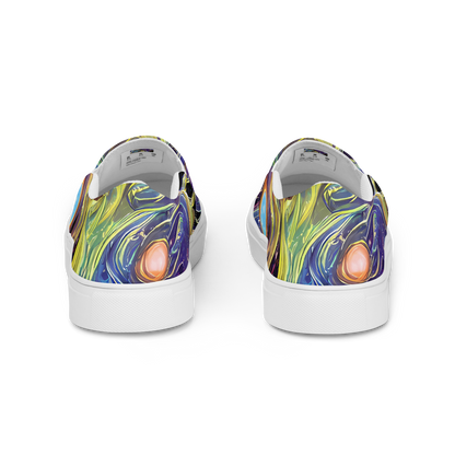 Women's Slip-On Canvas Shoes - Lebacq Swirl