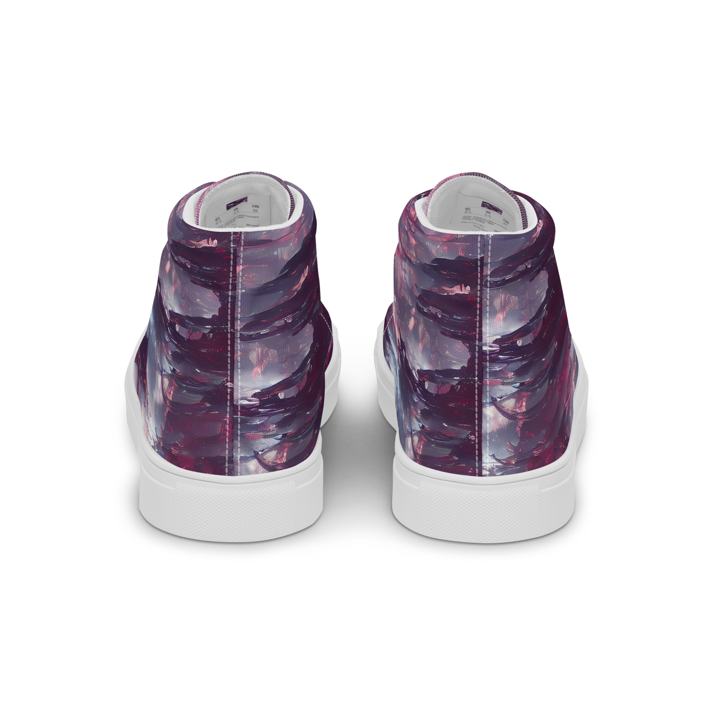 Women's High Top Canvas Shoes - Twilight Fortresses