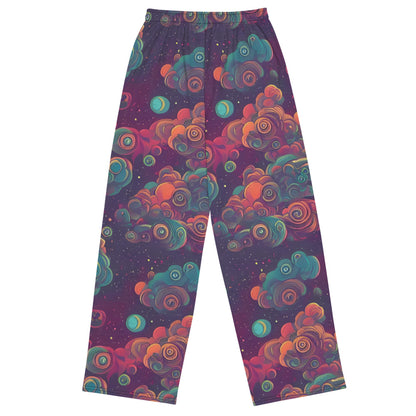 Wide-Leg Pants - Nebula Dreamscape