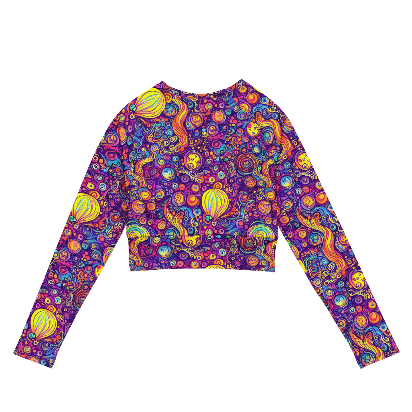 Long Sleeve Crop Top - Festival of Whimsy