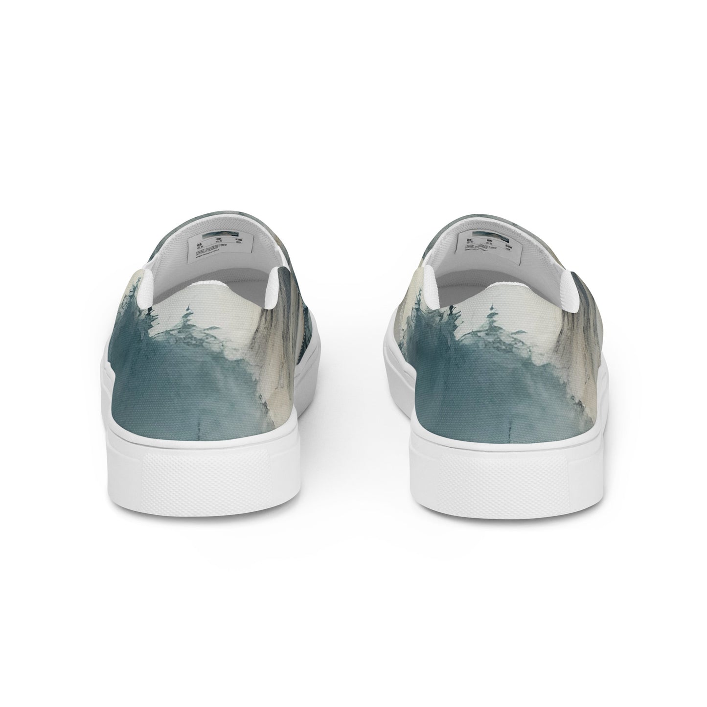 Women's Slip-On Canvas Shoes - Misty Peaks