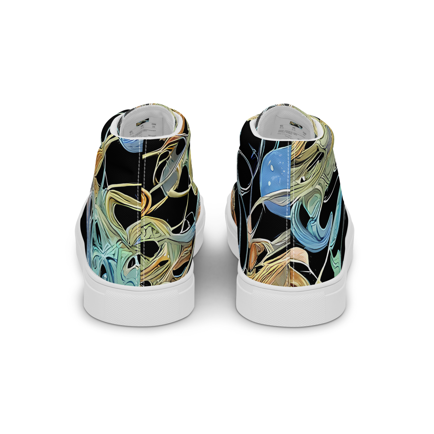 Women's High Top Canvas Shoes - Infinite Mist