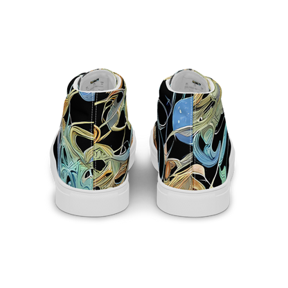 Women's High Top Canvas Shoes - Infinite Mist
