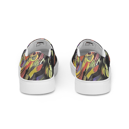 Women's Slip-On Canvas Shoes - Fires of the Void