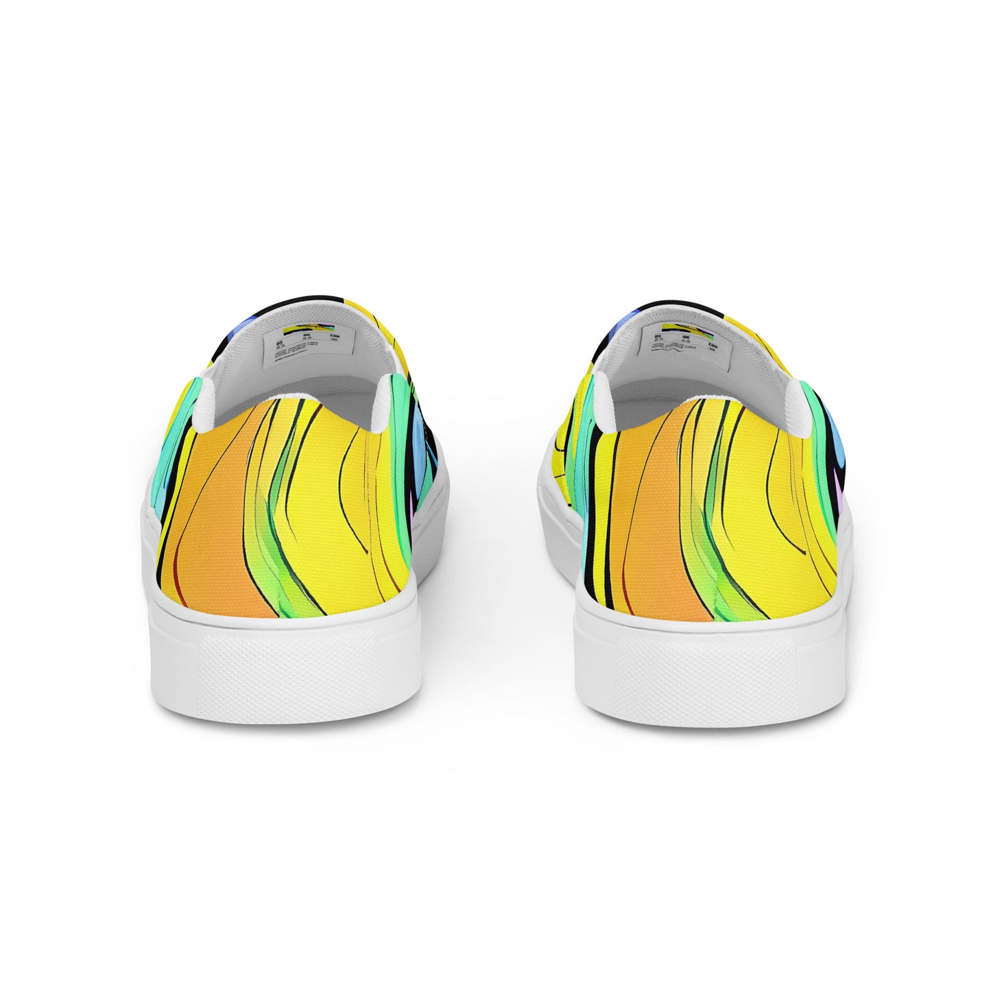 Women's Slip-On Canvas Shoes - Sillman Swirl