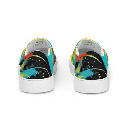 Women's Slip-On Canvas Shoes - Solar Swoosh