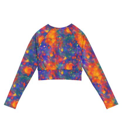 Long Sleeve Crop Top - Nolde Nebula