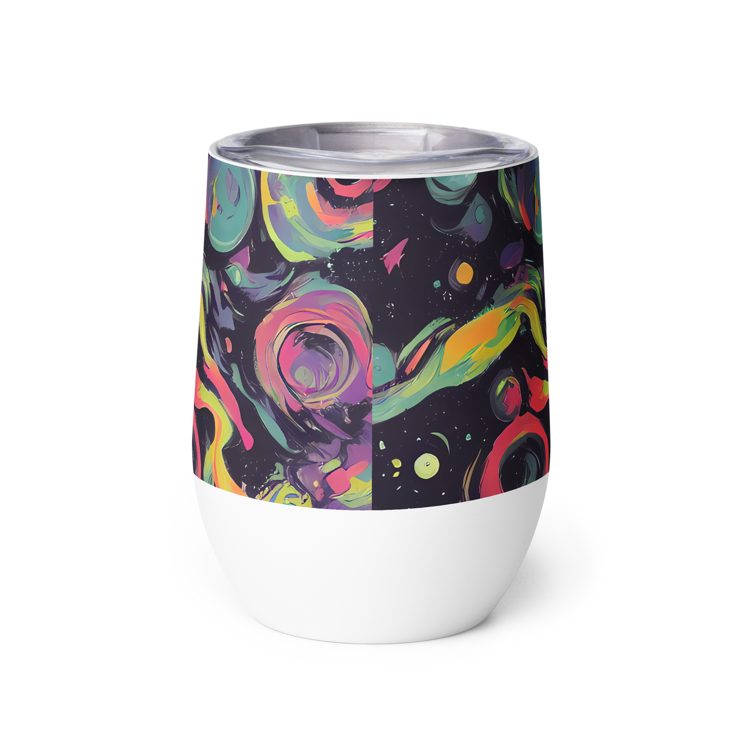 Wine Tumbler - Psychedelic Drift