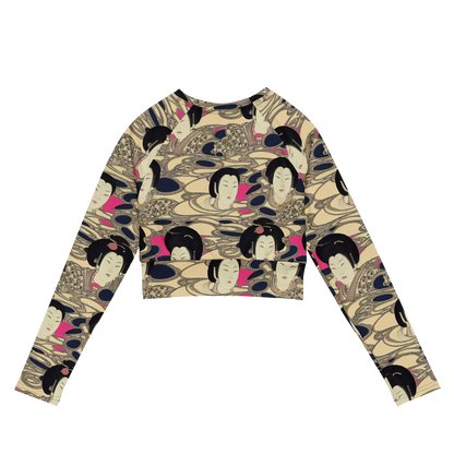 Long Sleeve Crop Top - Timeless Reverie