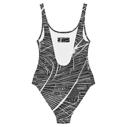 One-Piece Swimsuit - Silver Echo