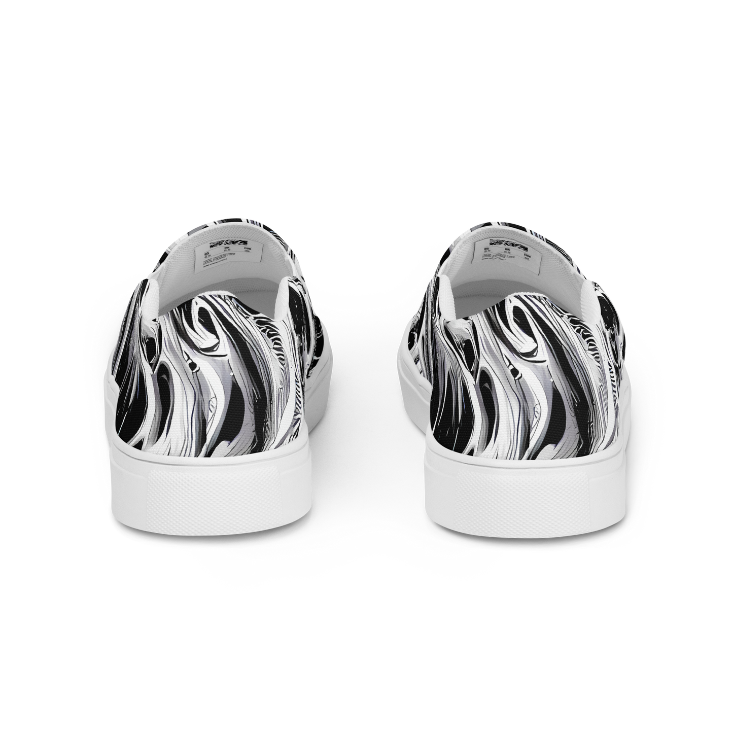 Women's Slip-On Canvas Shoes - Silver Shadows