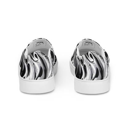 Women's Slip-On Canvas Shoes - Silver Shadows