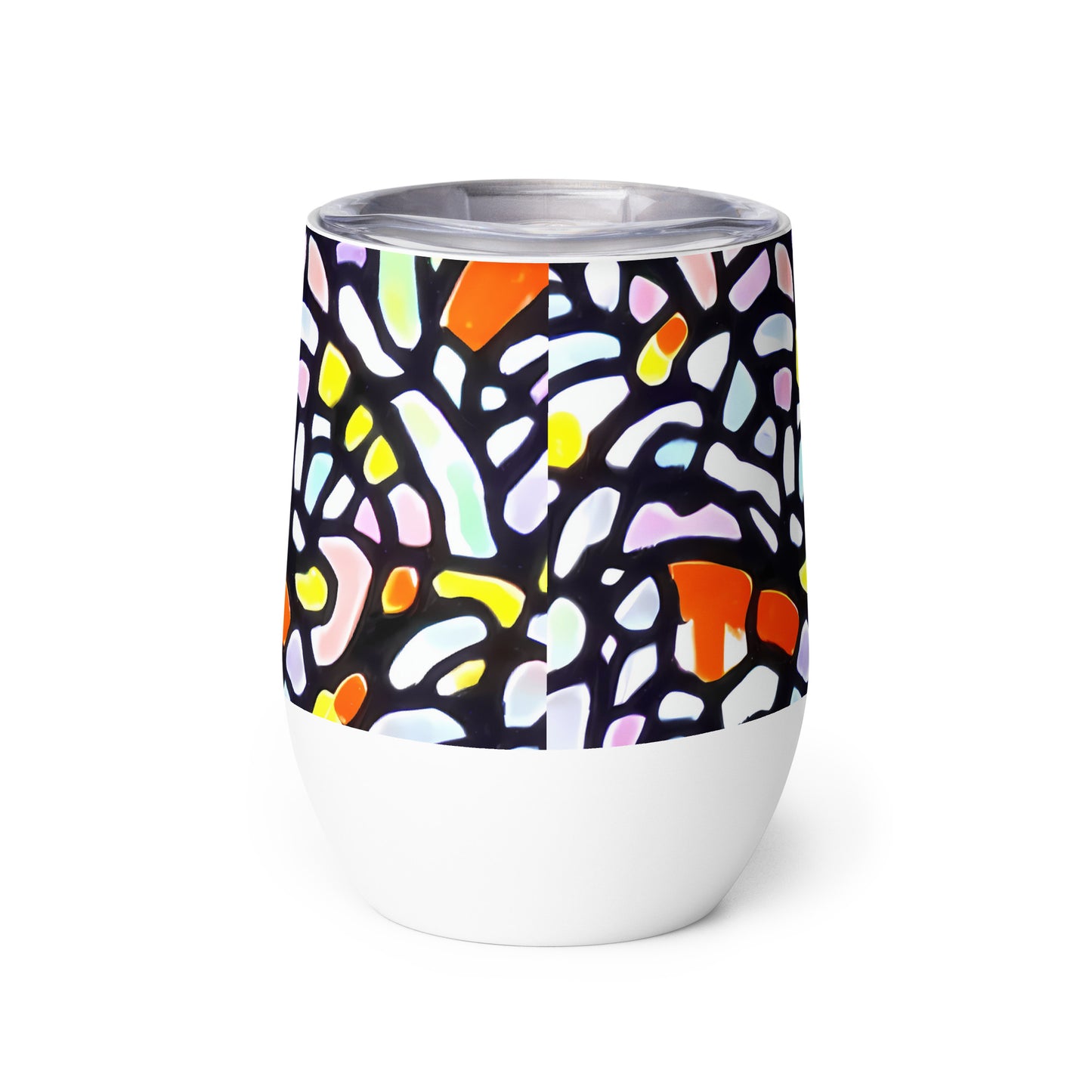 Wine Tumbler - Cubist Carousel