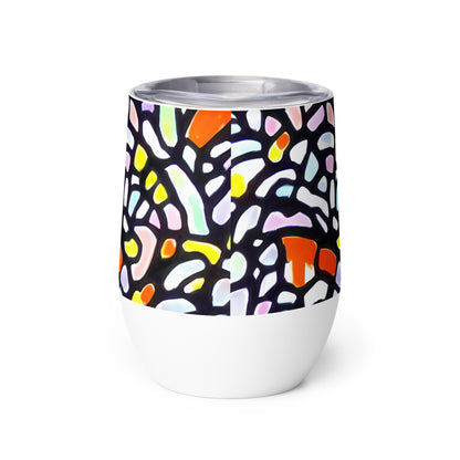 Wine Tumbler - Cubist Carousel